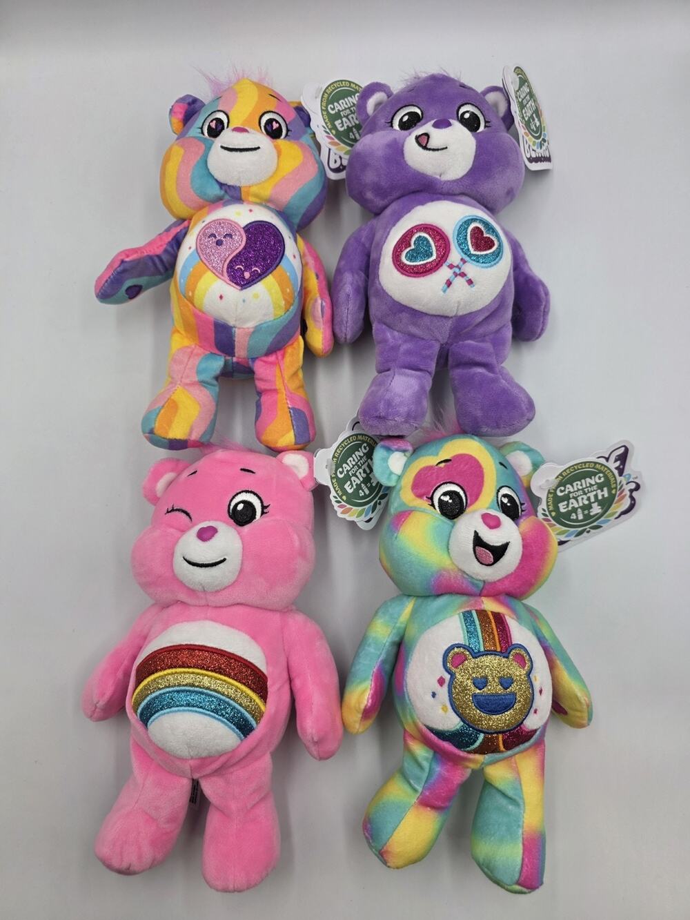 Care Bears 2025 Plush 8" Theme Caring For The Earth Set Of 4 Limited Edition